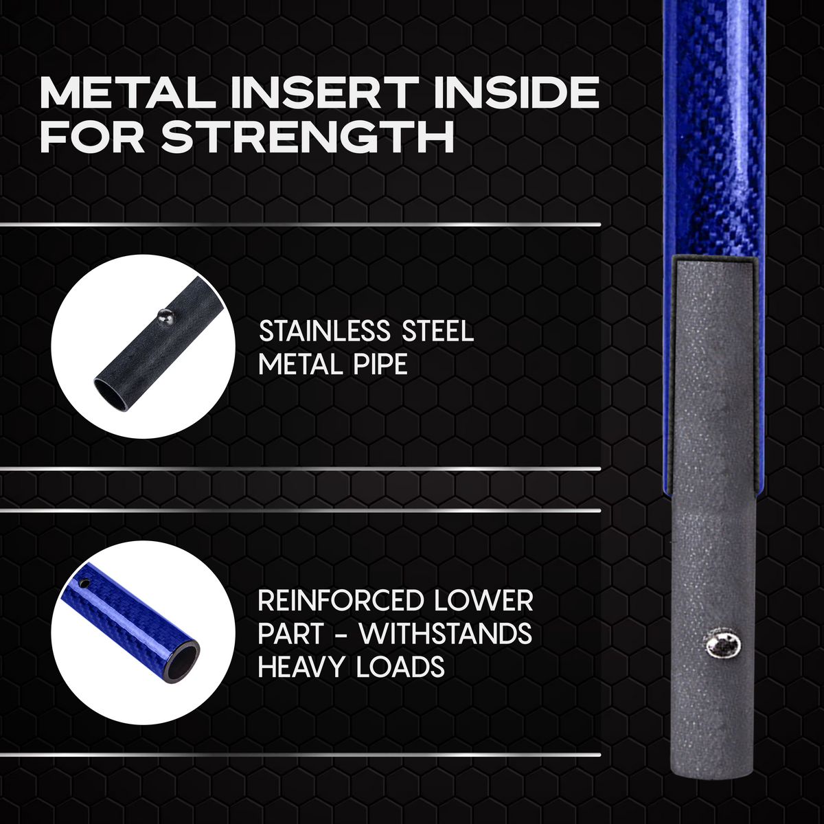 CKG Carbon Fiber Travel Handle