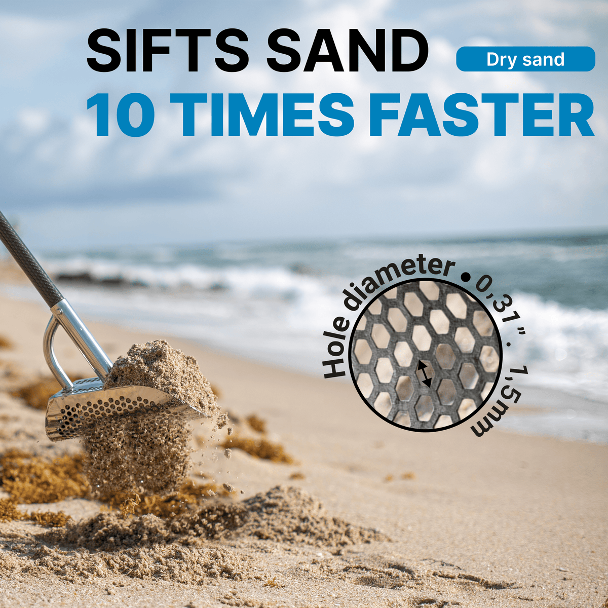 CKG Diving Sand Scoop with Carbon Handle